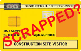 Scrapped CSCS Card