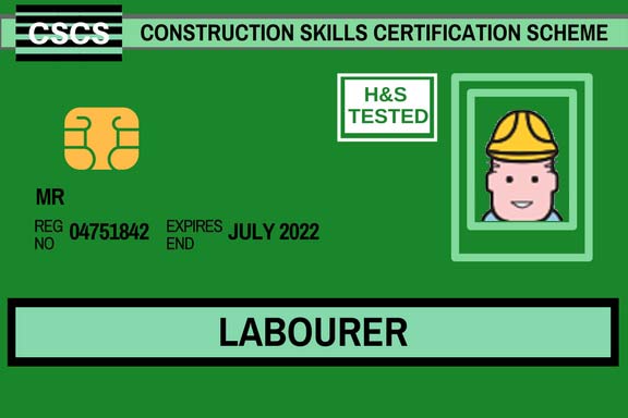 CSCS Green labourers card